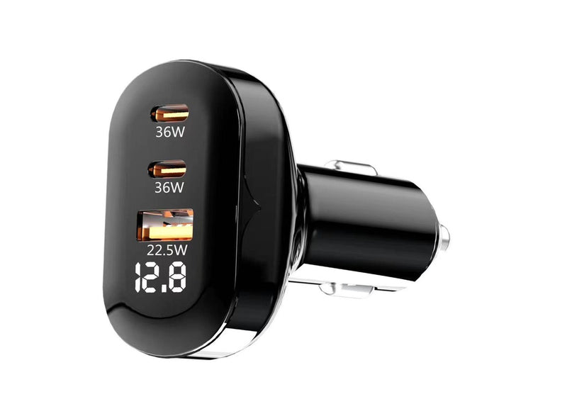 Eisenz Car Charger with With USB 22.W + 2xPD 72W - EZ-C72W