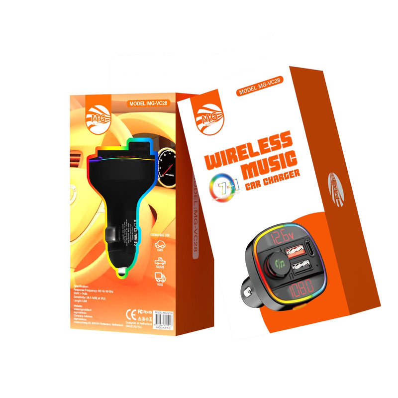 MG – FM Car Transmitter MX-VC12 Met Bluetooth / USB