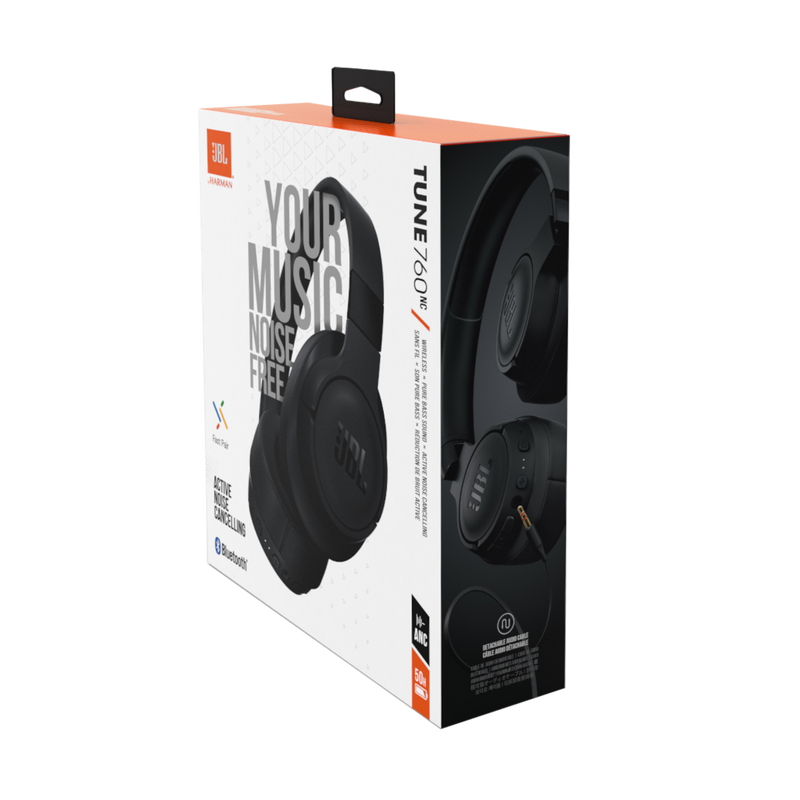 JBL Couffie Bluetooth Tune 760NC T760NC Black SKU: 6925281988295