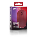 NGS Mouse Wired Red Flame 1000dpi Red