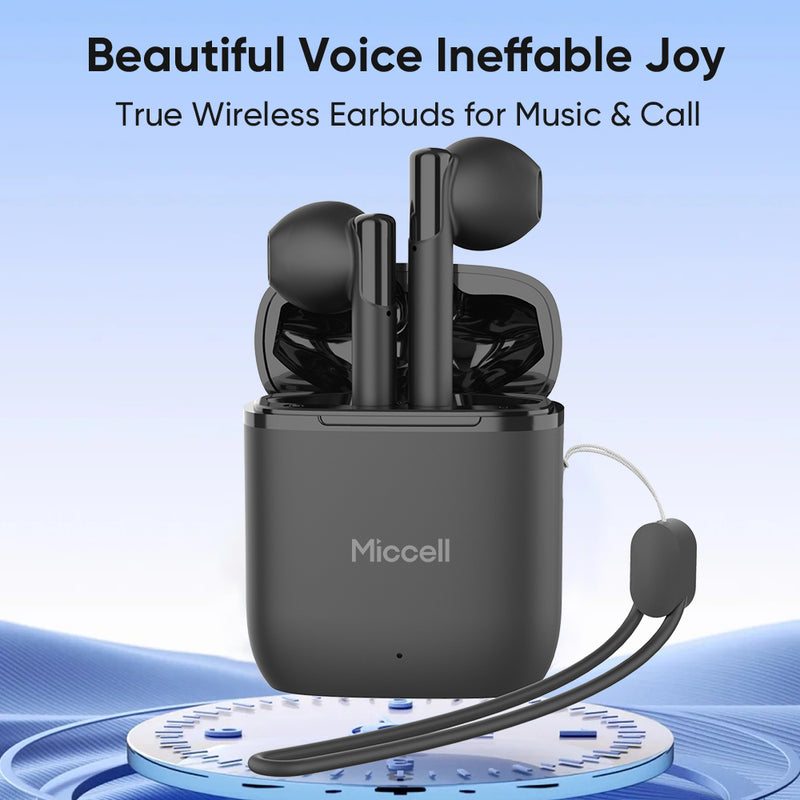 Miccell True Wireless Stereo Earbuds VQ BH10 Black