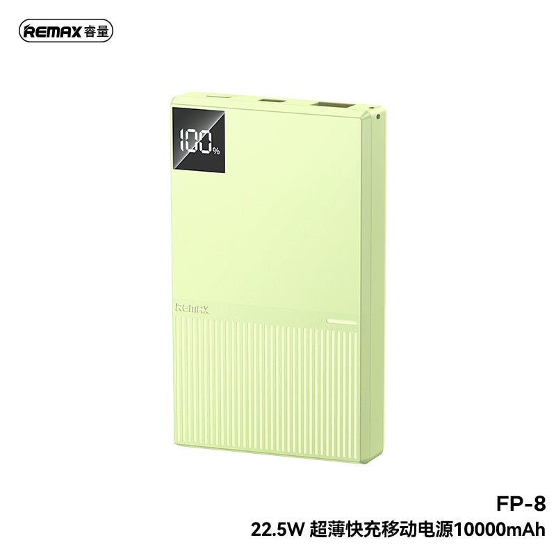 REMAX 22.5W Ultra-thin fast charging power bank 10000mAh FP-8 Black