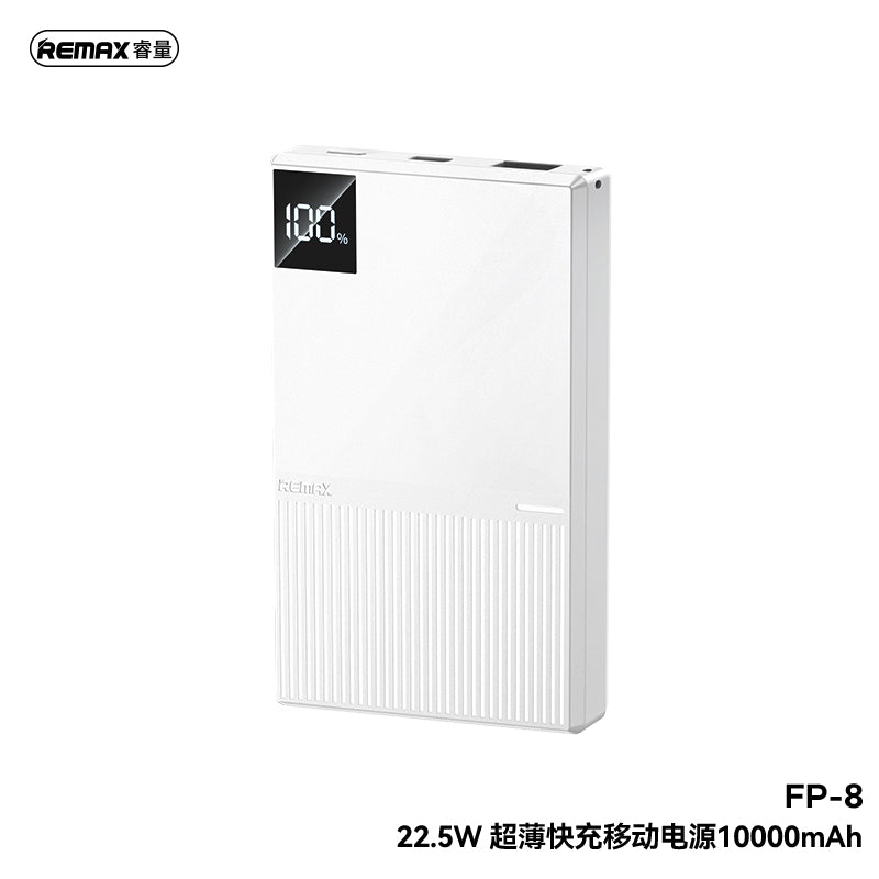 REMAX 22.5W Ultra-thin fast charging power bank 10000mAh FP-8 Black