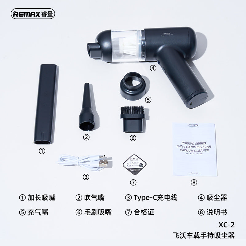 REMAX Pheiwo Series Handheld Car Vacuum Cleaner XC-2