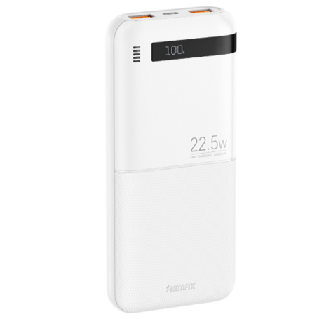 REMAX Piloteer Series 20W+22.5W Fast Charging Power Bank 10000mAh RPP-71 White